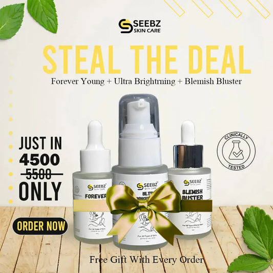 Steal Deal - Forever Young + Blemish buster + Intima Glow Seebz.pk